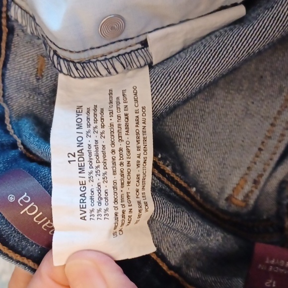 Gloria Vanderbilt jeans Amanda style womens size 12 - Picture 6 of 6